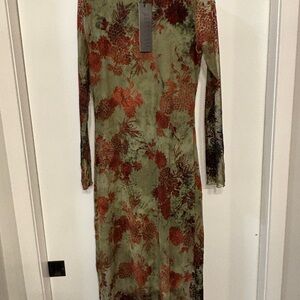 Floral Long Sleeve Dress